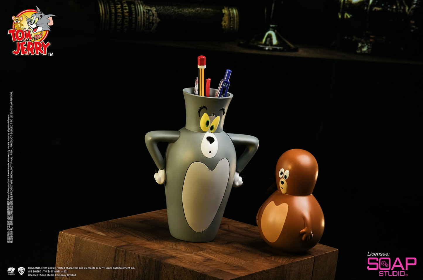 Soap Studio Tom and Jerry Vase Tom and Roly-Poly Jerry Collectible Set