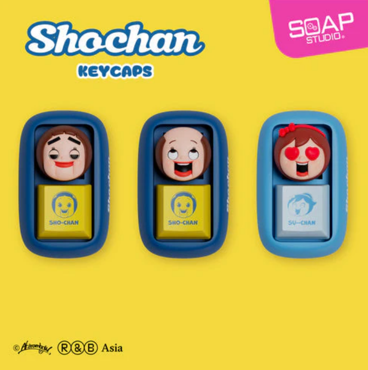 Soap Studio Sho-Chan Keycaps Blind Box Series