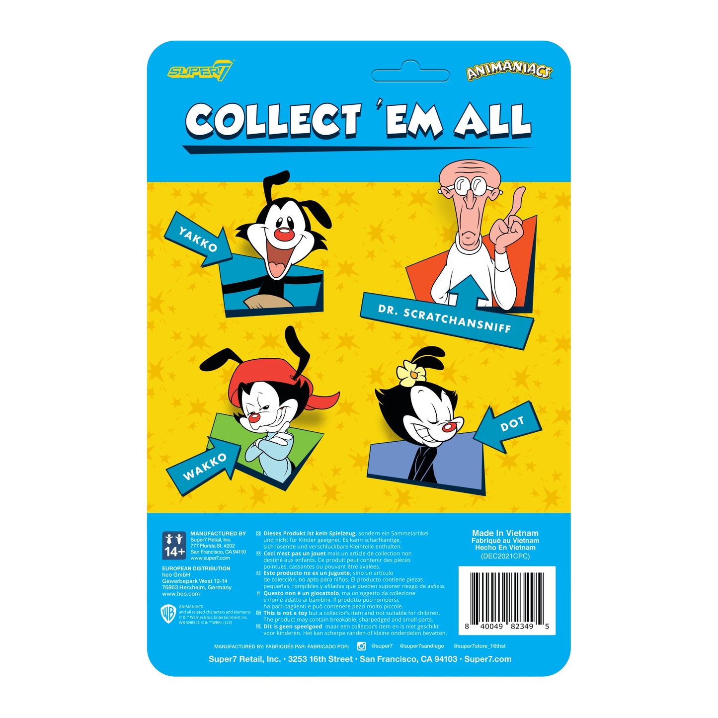 Dot Warner - Animaniacs ReAction Figures Wave 1