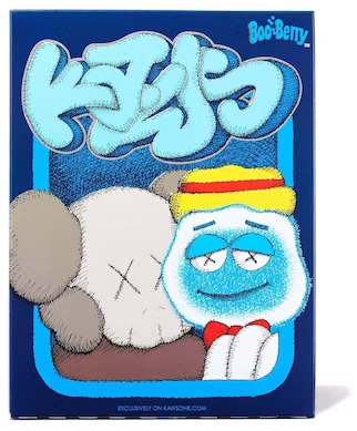 KAWS Monsters Cereal Limited Edition in Acrylic Case 4x Lot (Not Fit For Human Consumption)
