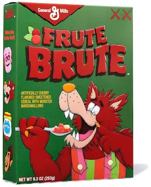 KAWS Monsters Cereal Limited Edition in Acrylic Case 4x Lot (Not Fit For Human Consumption)