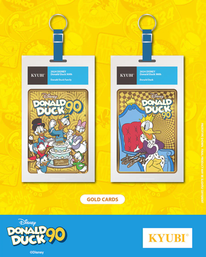 KYUBI Card Charm Series 3 -Donald Duck (5 Pack Box)