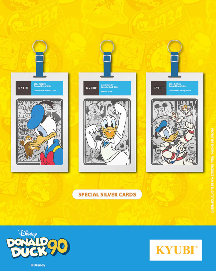 KYUBI Card Charm Series 3 -Donald Duck (5 Pack Box)