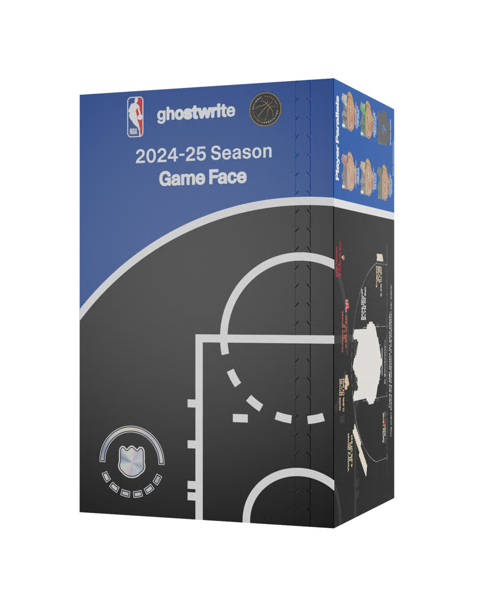 2025 ghostwrite NBA Game Face Basketball Hobby 12-Box Case