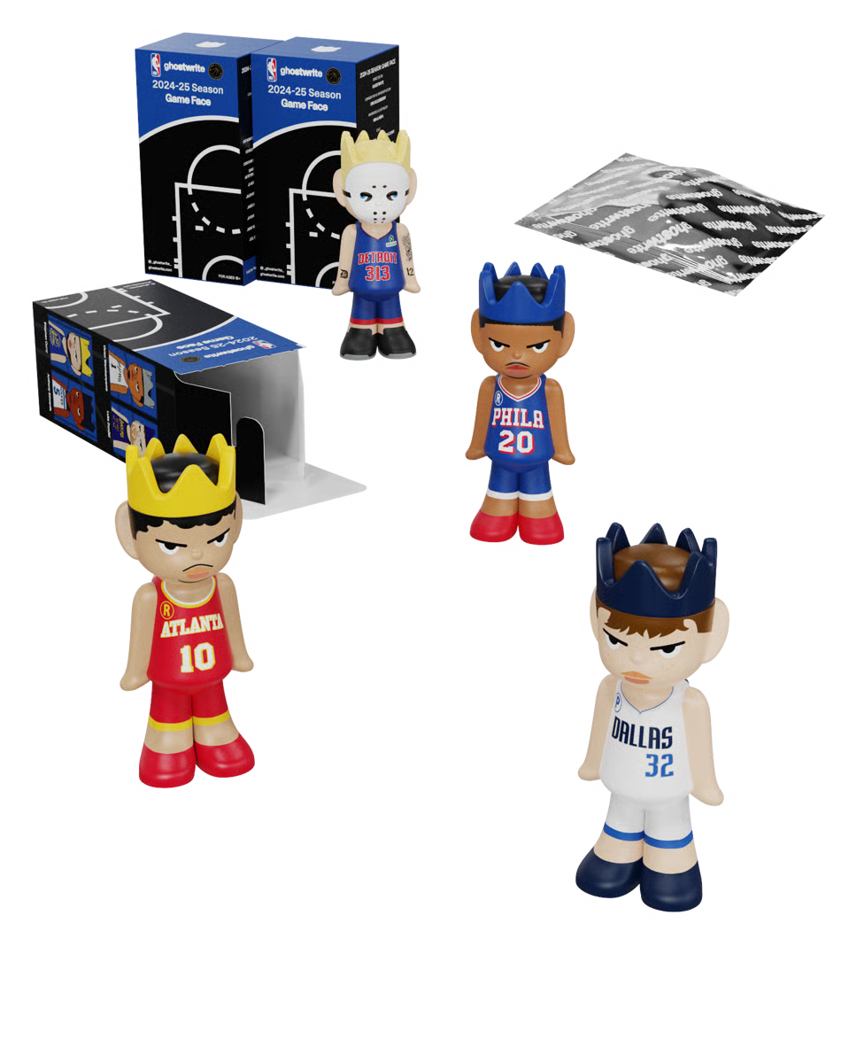 2025 ghostwrite NBA Game Face Basketball Hobby 12-Box Case