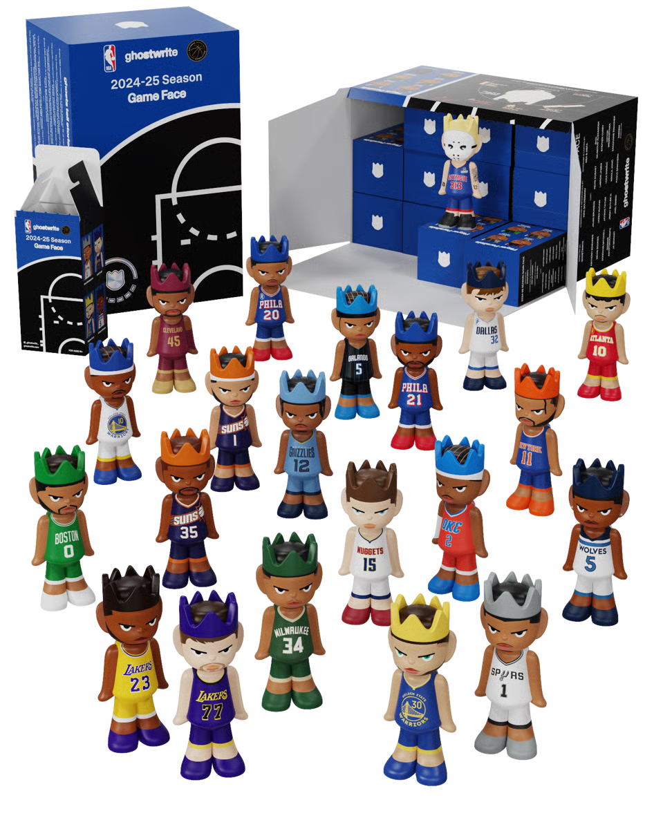 2025 ghostwrite NBA Game Face Basketball Hobby 12-Box Case