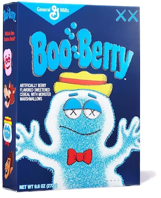 KAWS Monsters Cereal Limited Edition in Acrylic Case 4x Lot KAWS Monsters Cereal Limited Edition in Acrylic Case 4x Lot